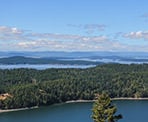 The view from the top of Mount Norman