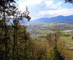 The view of Cultus Lake from the top of Mount Thom in Chilliwack