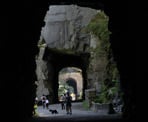 A view looking through several of the Othello Tunnels