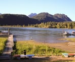 The marsh area next to Pitt Lake in Pitt Meadows, BC