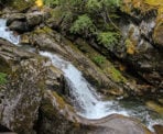 Rainbow Falls in Whistler along 21 Mile Creek