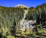 A view of a meadow before the final ascent to Rohr Lake
