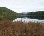 A view of Rolley Lake near Mission, BC
