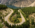 The Seton Lake Lookout view