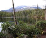 A view of Brown Lake in Skookumchuck Narrows Provincial Park