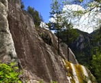 One of the climbing areas at Smoke Bluffs Park