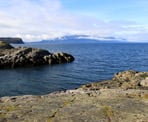 A view near Smuggler Cove looking out toward the Strait of Georgia
