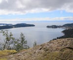 The highest viewpoint on Soames Hill near Gibsons, BC
