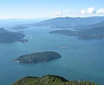 The view of Howe Sound from St. Mark&#39;s Summit