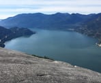 The view from the first peak of the Stawamus Chief