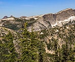 A view of the mountains from the Zoa Peak Trail