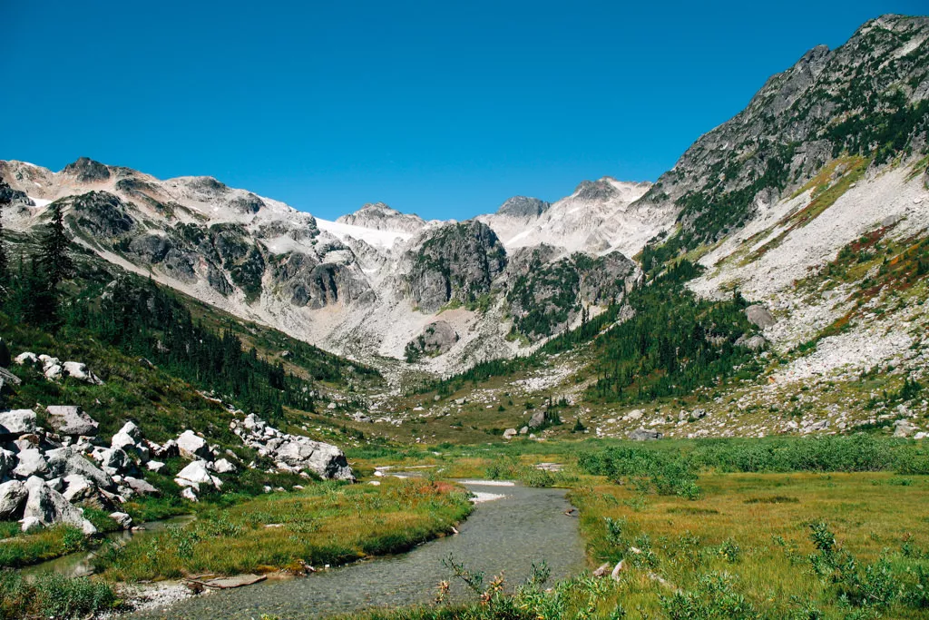 Brandywine Meadows hiking and camping near Whistler, BC