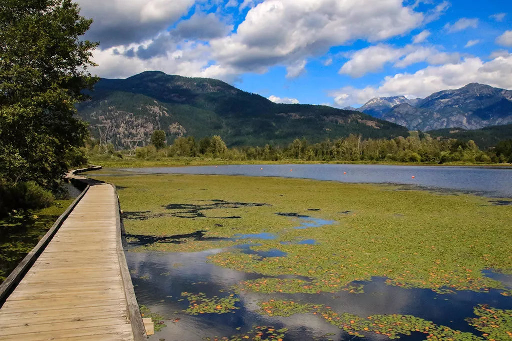 One Mile Lake in Pemberton Vancouver Trails