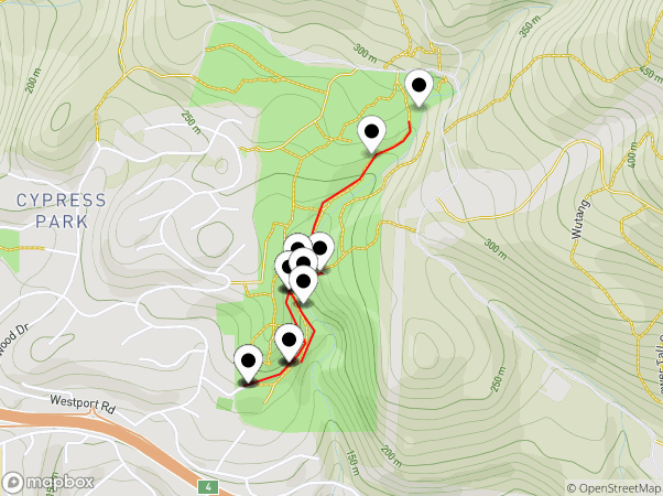 Cypress Falls Map