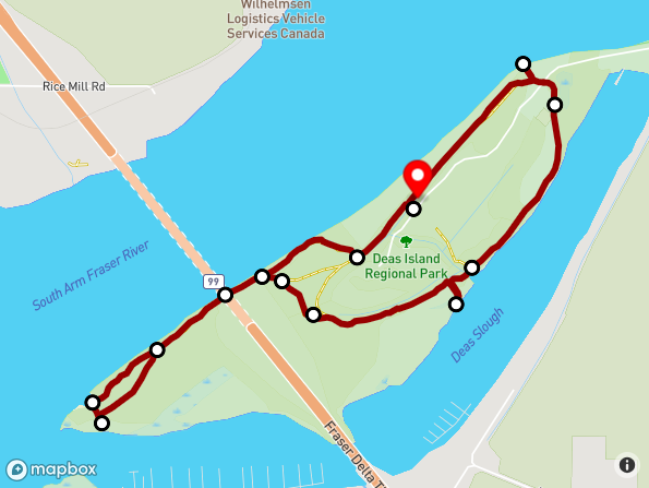 Deas Island Regional Park Map