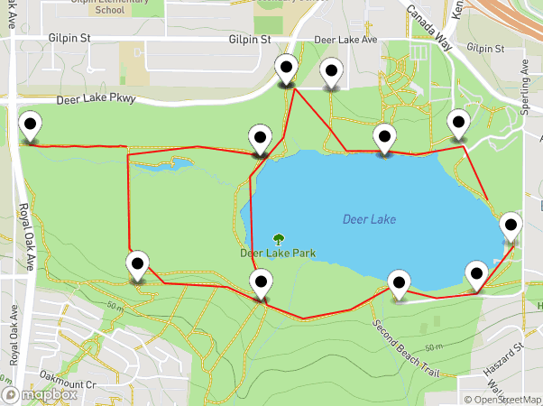 Deer Lake walking trail in Burnaby, BC | Vancouver Trails