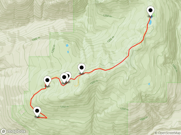Elfin Lakes Map