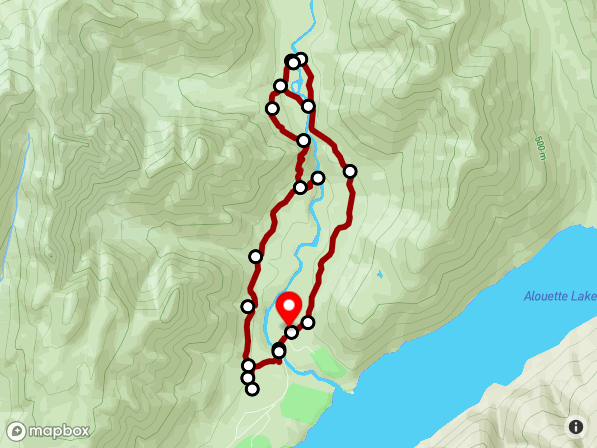 Golden Ears Canyon Loop Map