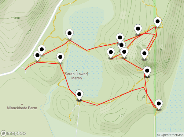 Minnekhada Regional Park Map