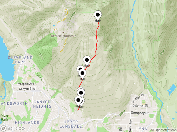 Mount Fromme Map