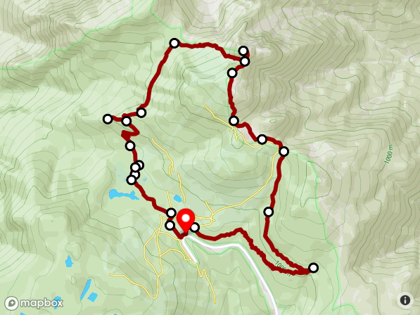Mount Strachan Map