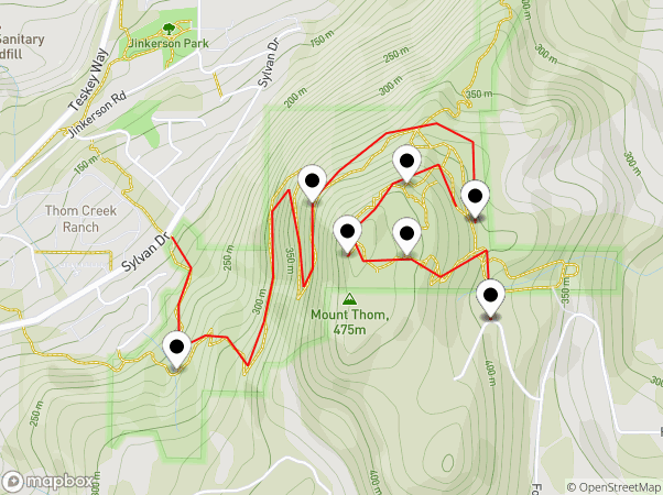 Mount Thom Map