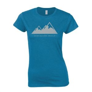 Vancouver Trails Women's T-Shirt Antique Sapphire