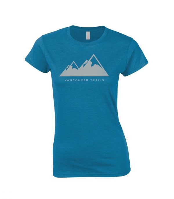 Vancouver Trails Women's T-Shirt Antique Sapphire