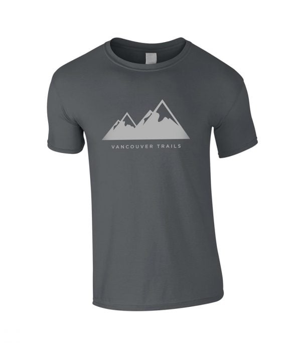 Vancouver Trails Men's T-Shirt Charcoal